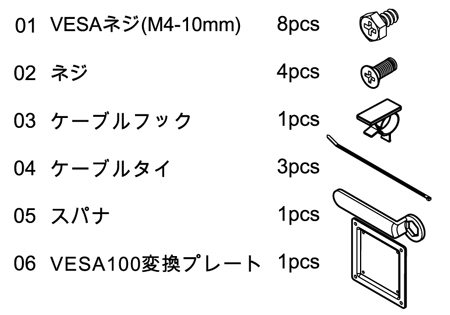 LA-18L 付属品