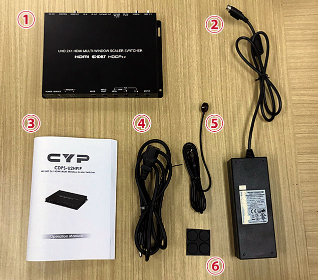 CDPS-U2HPIP 付属品
