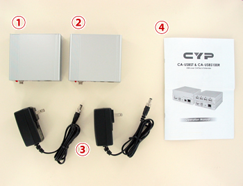 USB2-EX100S 付属品
